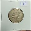 Image 1 : 1964 Canadian Silver 25 Cents Coin