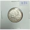 Image 1 : 1963 Canadian Silver 25 Cents Coin