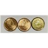 Image 3 : (2) 2010 Canadian 1 dollar and (1) 2012 Canadian 1 dollar Coins