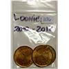 Image 4 : (2) 2010 Canadian 1 dollar and (1) 2012 Canadian 1 dollar Coins