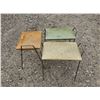 Image 3 : (3) Vintage 16" Stools.