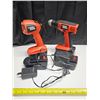 Image 1 : B&D Cordless Drill, B&D Cordless Flashlight, (4) 18V Batteries, Charger