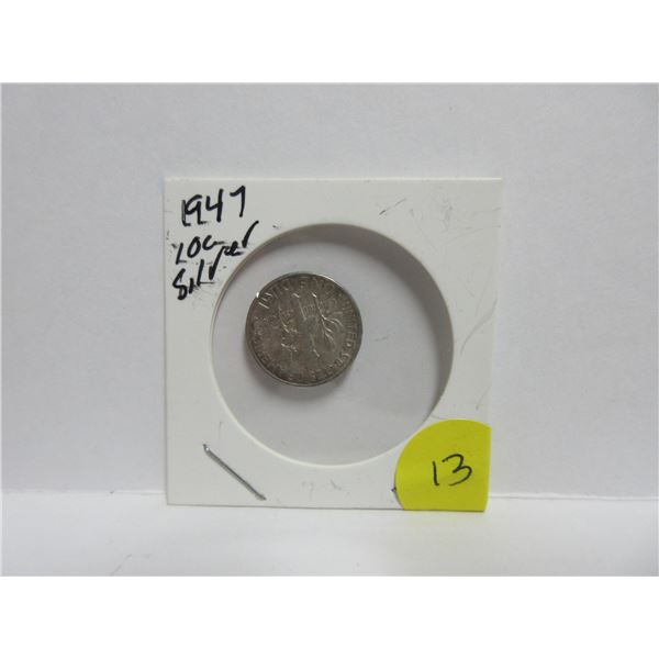 10 Cents Sliver 1947 United States of America
