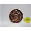 Image 1 : 1 AVDP Ounce .999 Fine Copper Scottsdale Mint