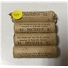 Image 1 : Roll of (4) 1966 Canada 5 Cents.
