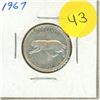 Image 1 : 1967 Canada Silver 25 Cents.