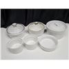 Image 1 : 9-Pc CorningWare, Beaumark, Pyrex, etc. Ceramic Bakeware Lot