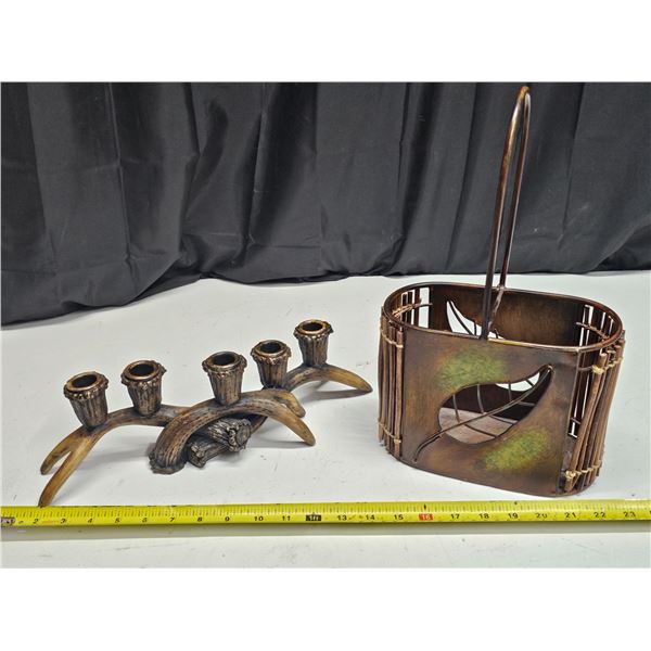 Candle Holder & Napkin Holder