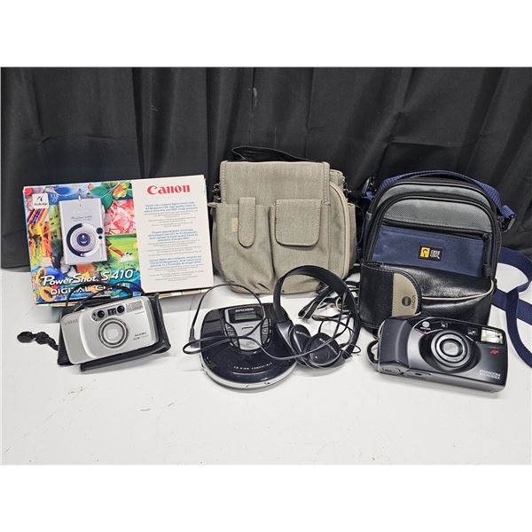 (3) Digital Cameras, Portable CD Player, etc.