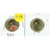 Image 1 : 2026 Canada FIFA World Cup $1 Coins - Coloured and Uncoloured.