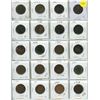 Image 1 : Sheet of Different Years of Canada Large One Cents. (Total 20 Coins)
