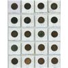 Image 2 : Sheet of Different Years of Canada Large One Cents. (Total 20 Coins)