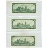 Image 2 : (3) 1967 Canada One Dollars - (Uncirculated).