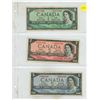 Image 1 : 1954 Canada One, Two, and Five Dollars.