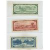 Image 2 : 1954 Canada One, Two, and Five Dollars.