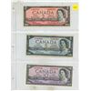 Image 1 : 1954 Canada Two, Five and Ten Dollars.