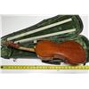 Image 2 : Vintage Violin with Case. (Violin Bow Not Included)
