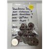 Image 1 : Bag contains a collection of Canadian 25-cent coins commemorative of Remembrance Day and Canadian hi