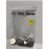 Image 4 : Bags of U.S.A. Currency - includes quarters, dime, one dollar, half dollar, etc. (See Bag In Photo F