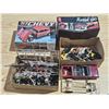 Image 1 : 1965 Pontiac Gto & '57 Chevy Unfinished Model Cars in Box w/ Extra Parts