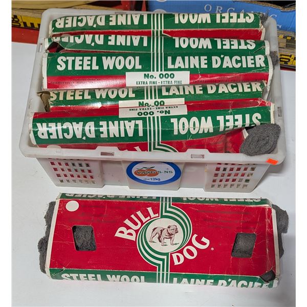 Lot of Bull Dog Extra Fine Steel Wool