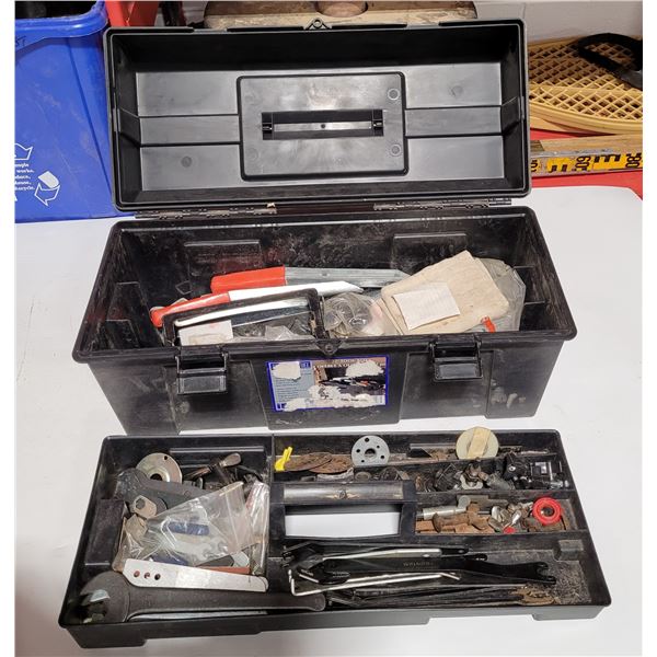 22" Toolbox w/ Assorted Tools & Hardware