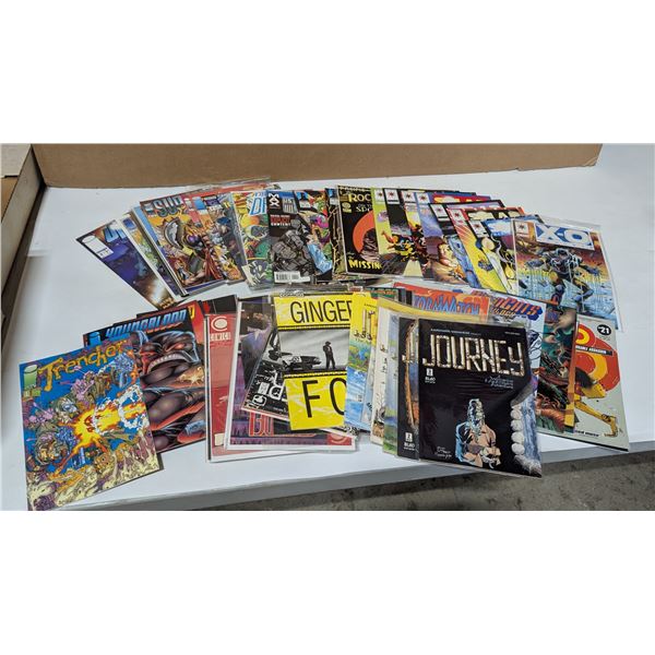 Comic Book Lot: Journey, Solar: Man of the Atom, Brigade ..
