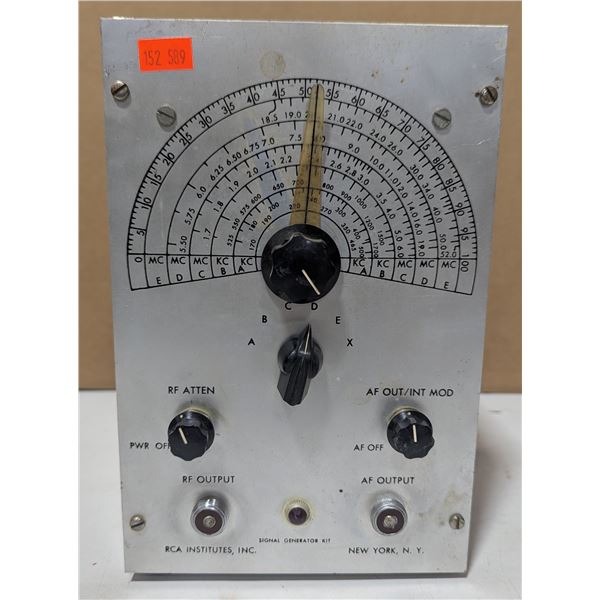 VTG RCA Institutes Inc. AF/RF Signal Generator