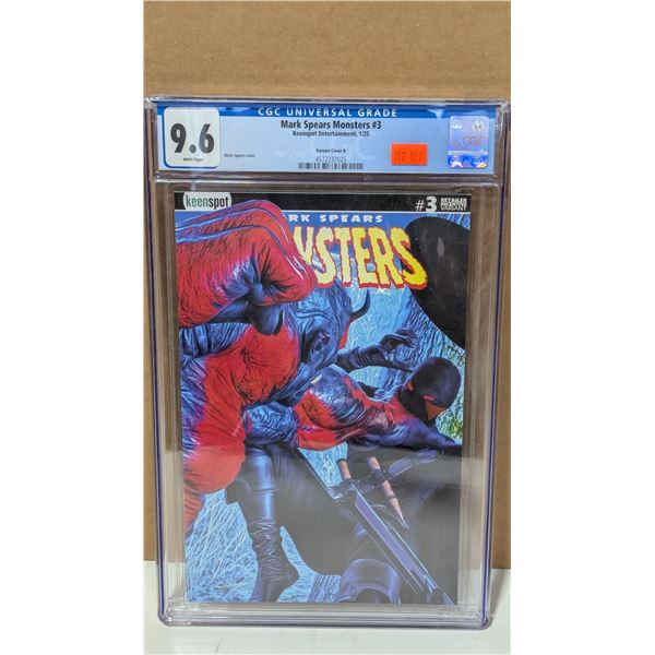 Mark Spears - "Monsters #3", CGC Graded 9.6 Comic book
