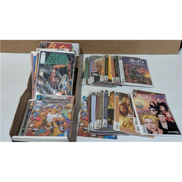 Comic Book Lot:  Buffy the Vampire Slayer, Sludge, Charlemagne ...