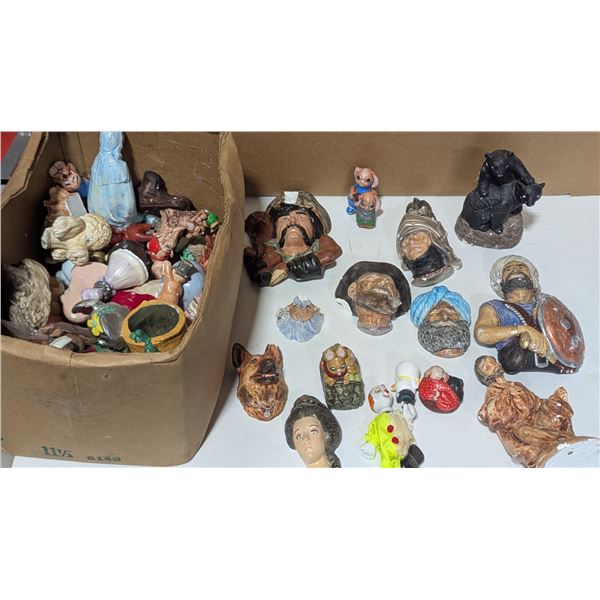 VTG Bossons Chalkware Heads and Figures