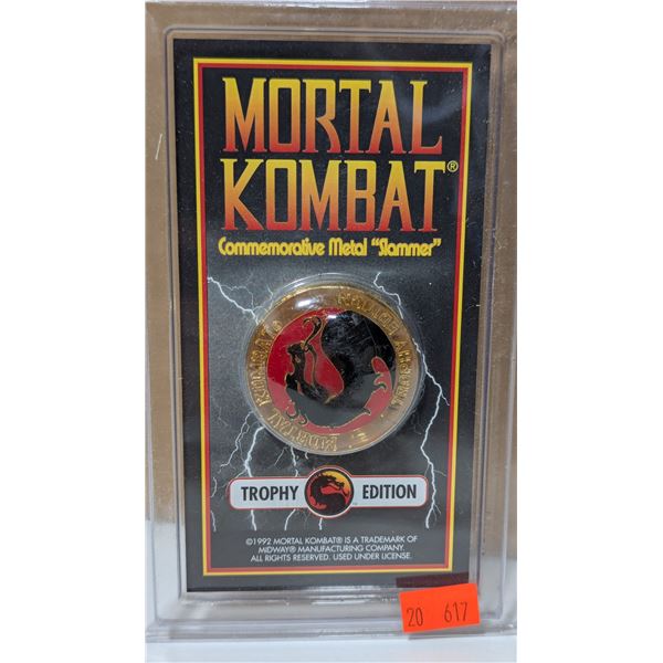Mortal Kombat Commemorative Metal "Slammer" POG