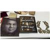 Image 4 : Novelty Variety Lot: David Copperfield and Muhammad Ali Books, Record Envelopes...