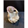 Image 4 : Porcelain Figurine of Seated Figure with Fan