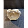 Image 5 : Porcelain Figurine of Seated Figure with Fan
