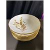 Image 7 : Porcelain Dinnerware Set with Wheat Motif