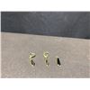 Image 8 : Gold Tone Jewelry Set With Enamel Flowers