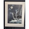 Image 7 : Framed Art, Lamp, Crystal Dish