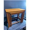 Image 7 : Four Teak Wood Nesting Tables