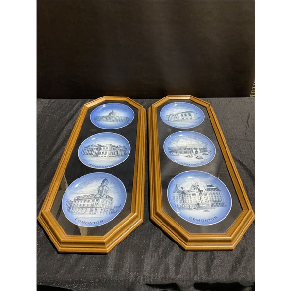 Royal Copenhagen Edmonton Series Plates, Set/