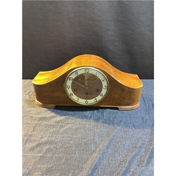 Mechanical Wooden Mantel Clock with Key