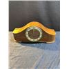 Image 1 : Mechanical Wooden Mantel Clock with Key