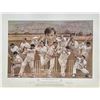 Image 1 : Stephen Doig WARWICKSHIRE COUNTY CRICKET CLUB Hand Signed Lithograph