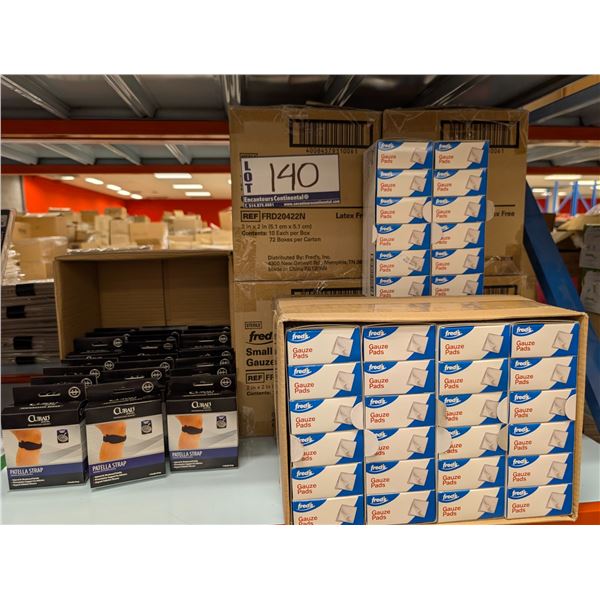 LOT DE 250+ BANDAGES ET ATTACHES DE SUPPORT