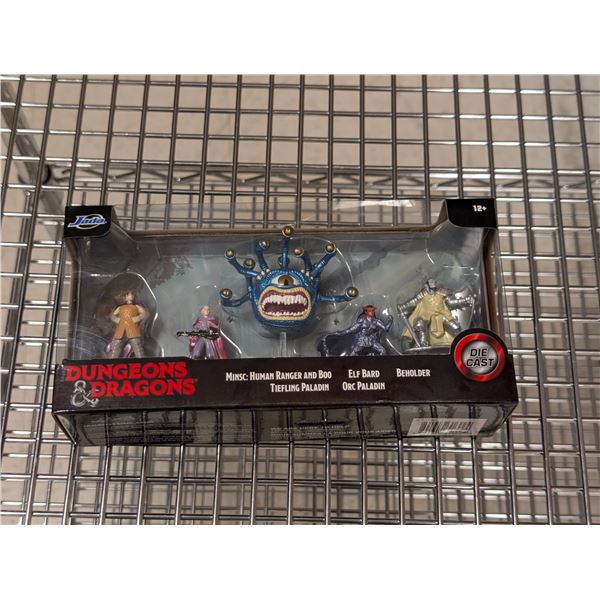 FIGURINES DIE-CAST DUNGEONS & DRAGONS (ENSEMBLE DE 5)