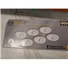 Image 1 : LOT DE 5 PAQUETS DE LUMIÈRES ENCASTRÉES JIB GU10 3 PO (6 PAR PAQUET)