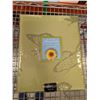 Image 1 : NAPPE EN POLYESTER JACQUARD 54 PO X 70 PO (PAPILLONS VERTS)