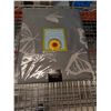 Image 1 : NAPPE EN POLYESTER JACQUARD 60 PO X 84 PO (PAPILLONS GRIS)