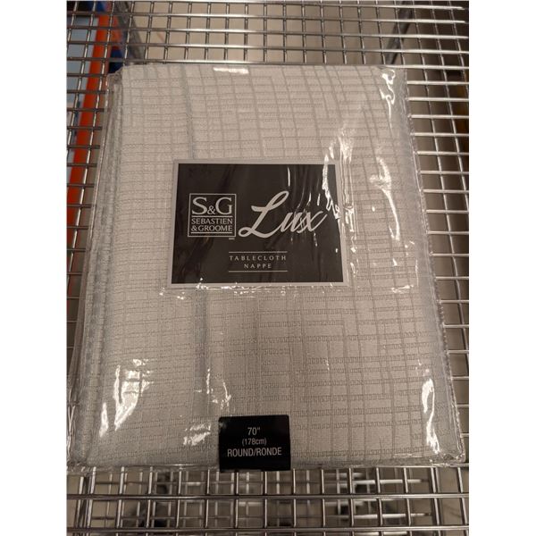 NAPPE RONDE S&G LUX 70 PO (GRISE)