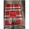 Image 1 : NAPPE MILES 54 PO X 70 PO (CARREAUX ROUGE, NOIR ET BLANC)